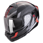 SCORPION EXO-930 EVO SIKON NERO/ARGENTO/ROSSO Casco Modulare