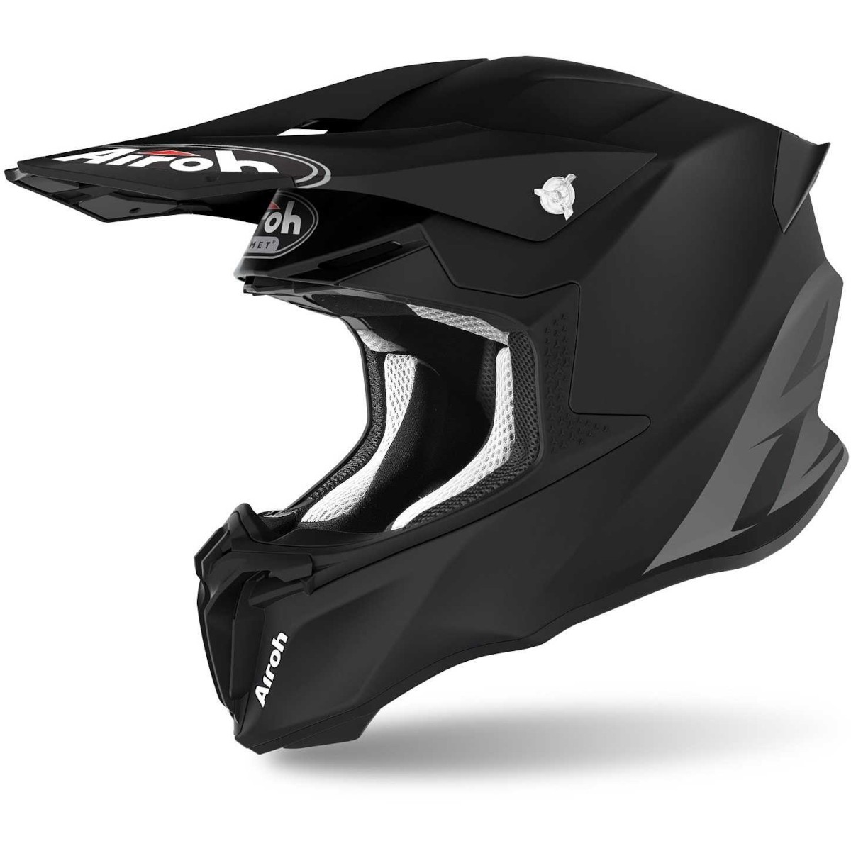 casco motocross enduro airoh 2.0 nero opaco