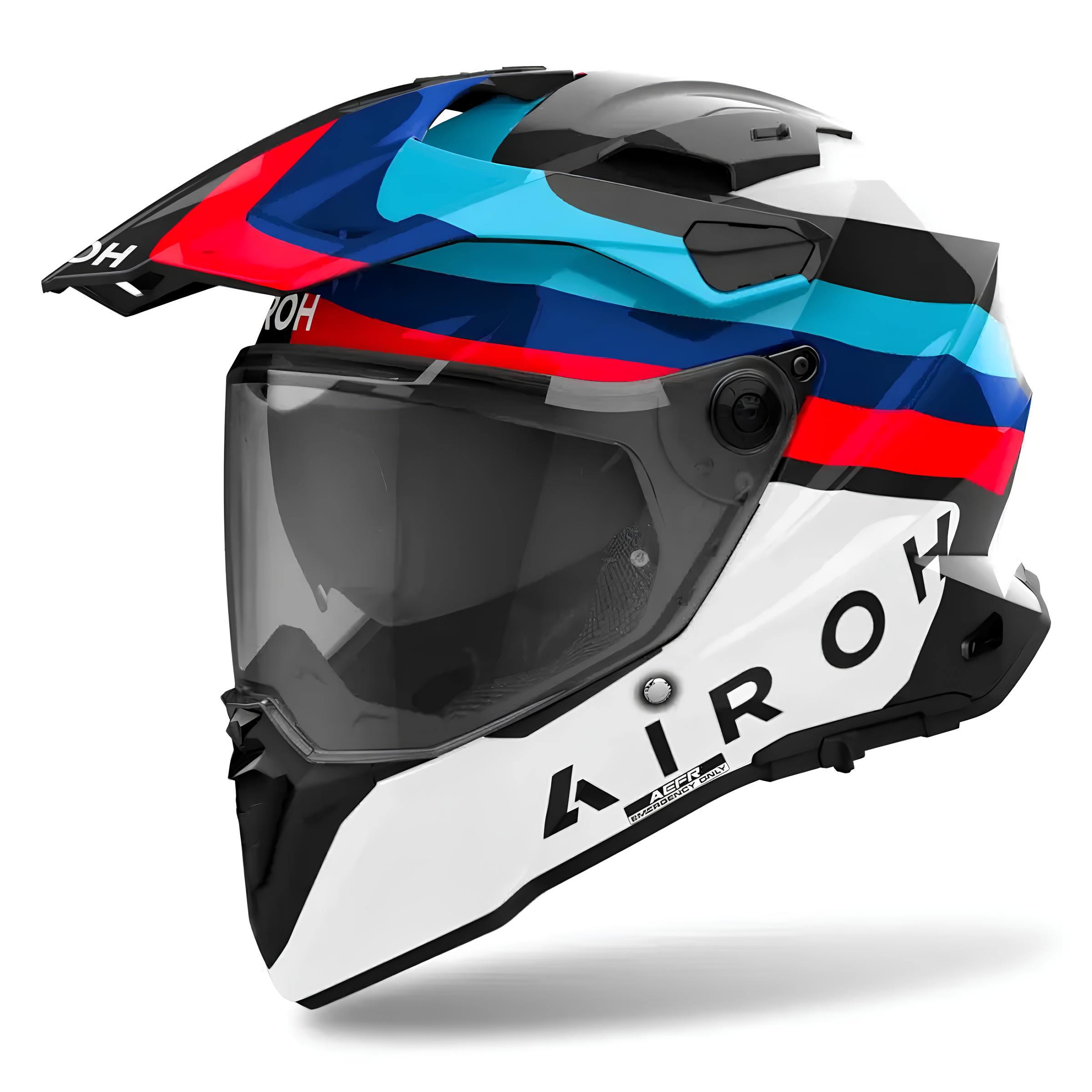 casco offroad adventure touring airoh commander 2 doom