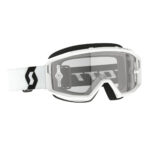 maschera motocross enduro scott primal clear bianco