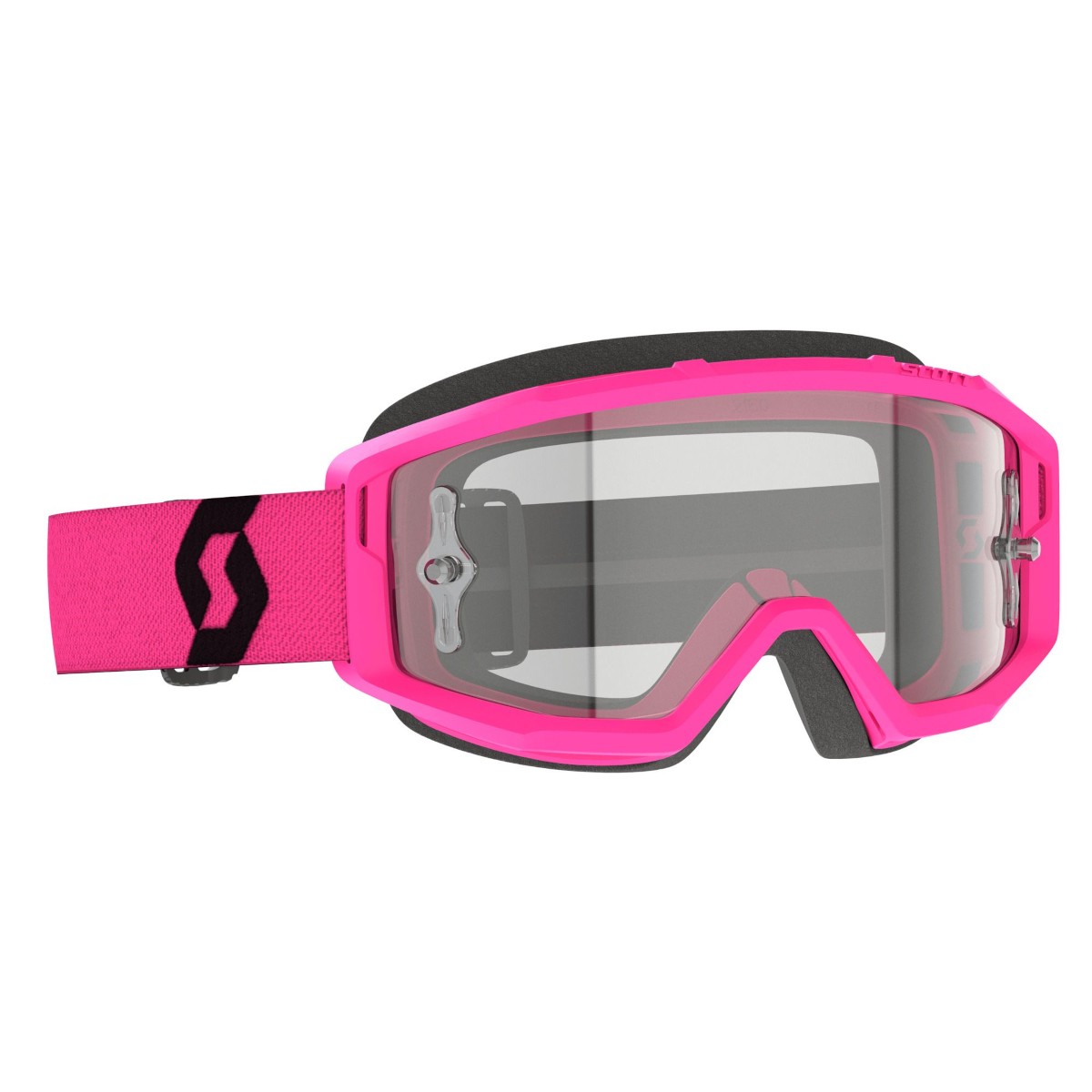 maschera motocross enduro scott primal clear rosa