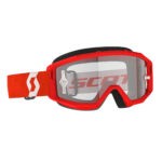 maschera motocross enduro scott primal clear rosso