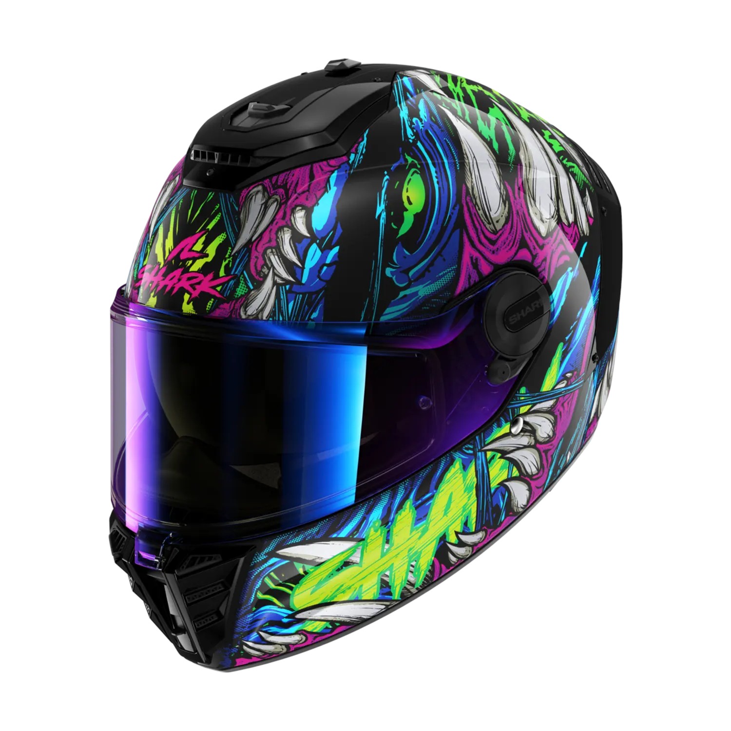 casco integrale fibra shark spartan rs shaytan kgv