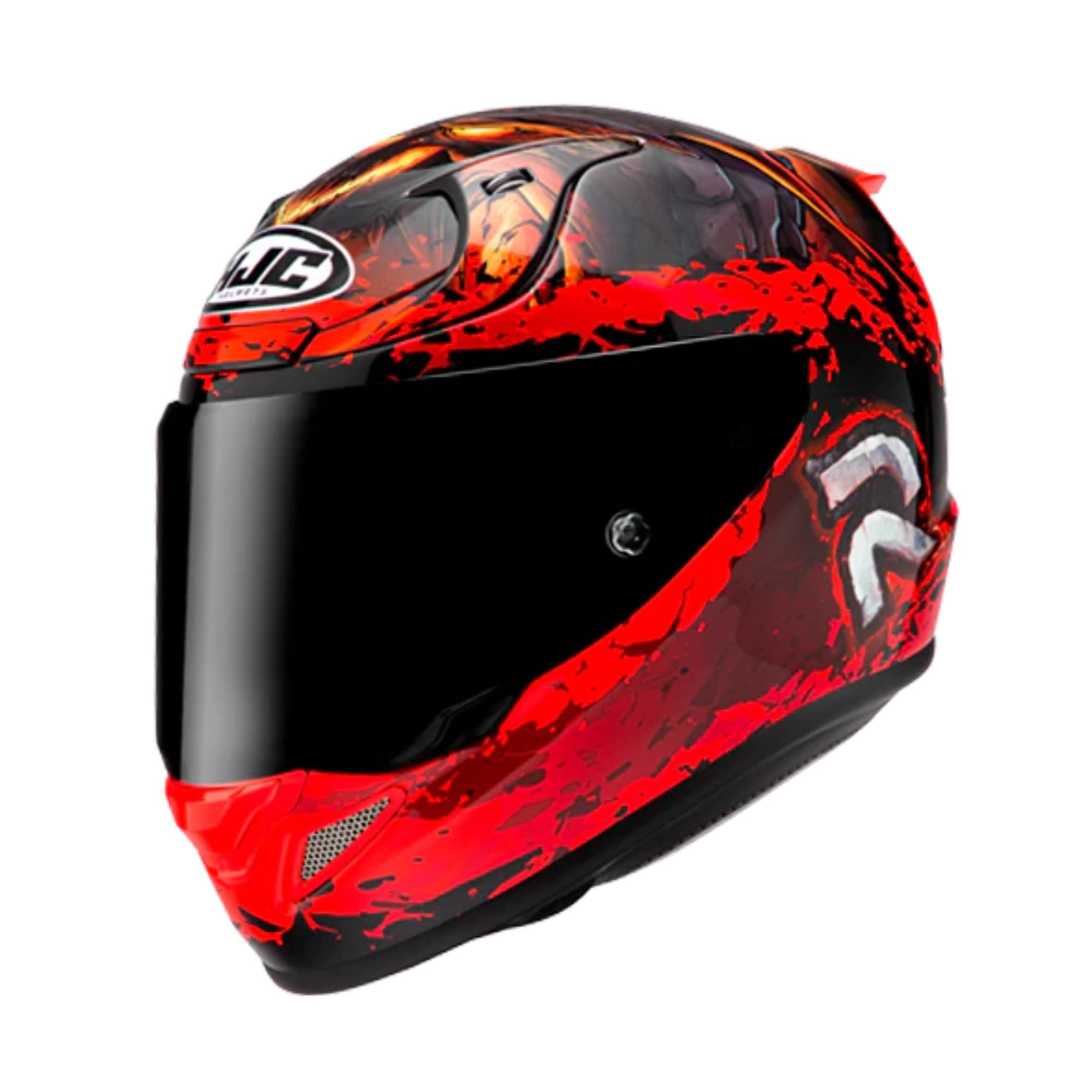 casco moto integrale hjc rpha 12 diablo blizzard