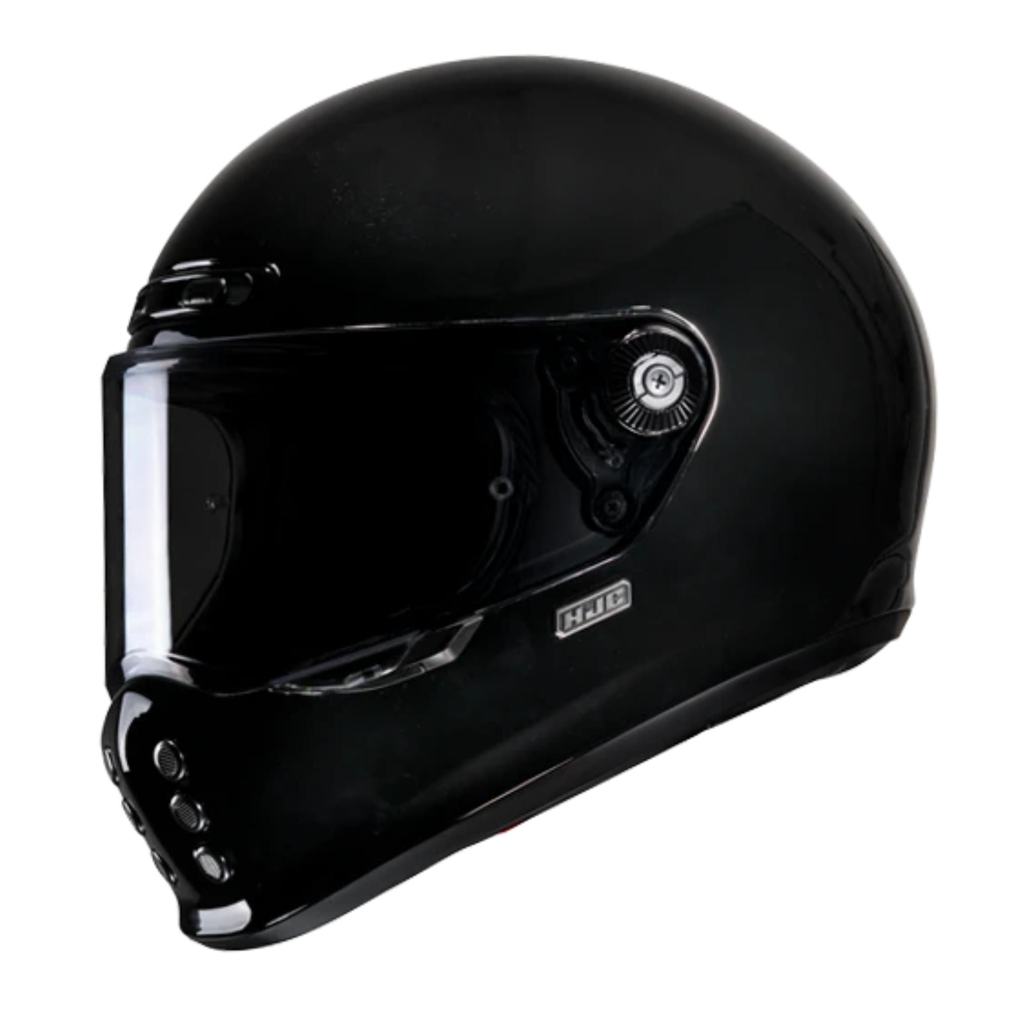 casco moto integrale hjc v10 nero lucido