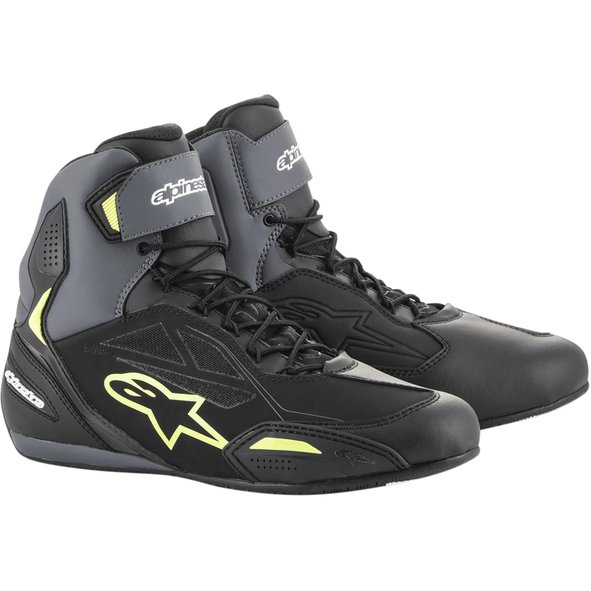 alpinestars faster-3 drystar 175 scarpe moto racing impermeabili