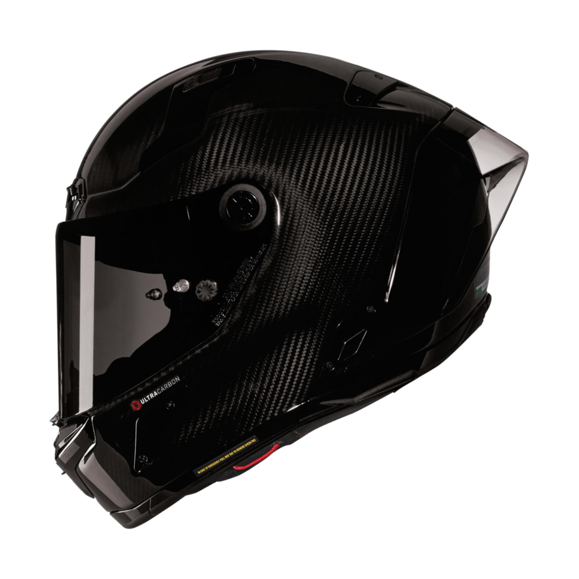 nolan x-804 rs ultracarbon puro 324 casco integrale vista laterale principale